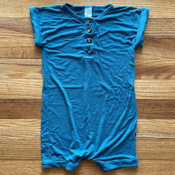 Lou Lou & Company Teal Romper Size 2T - Picture 1 of 6